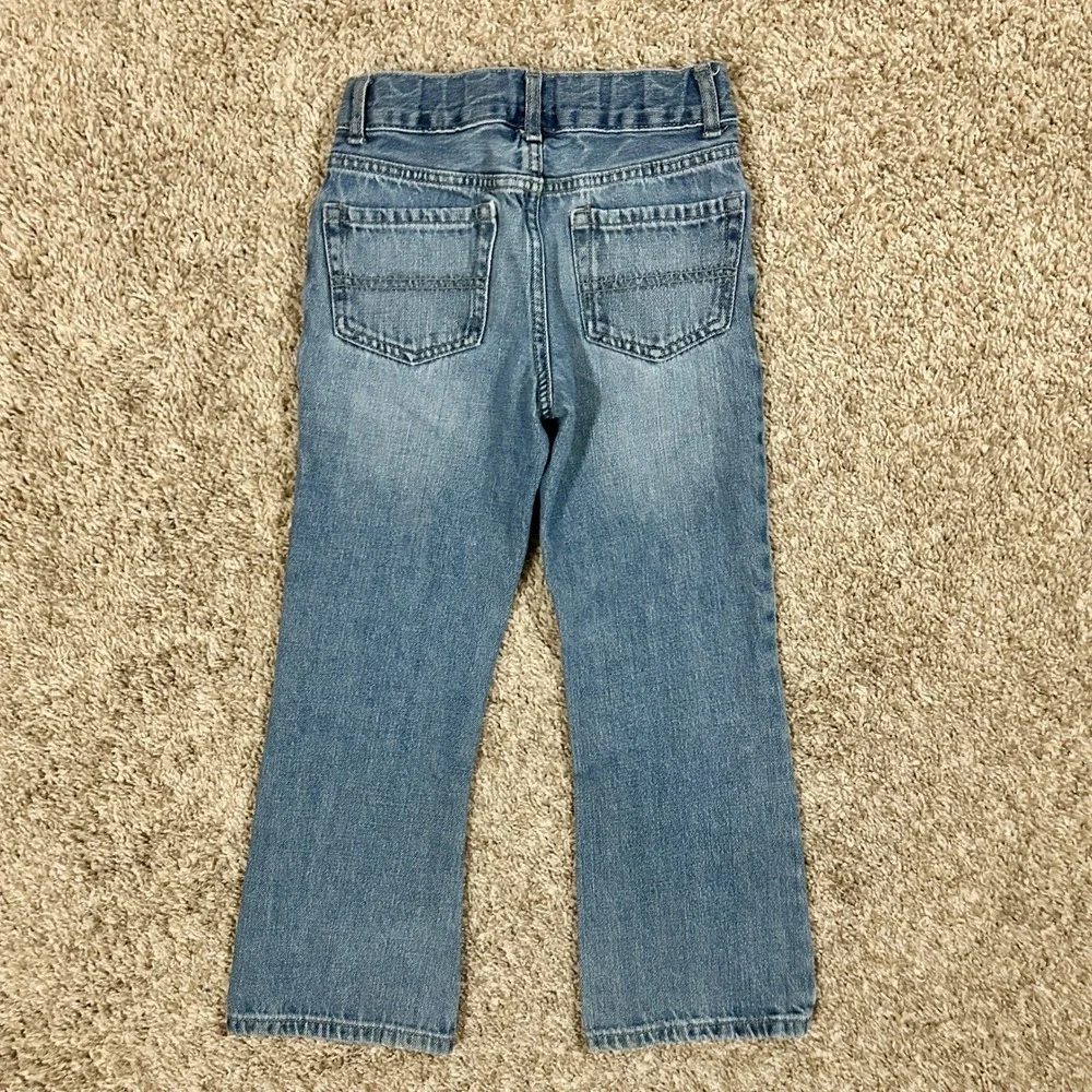 The Childrens Place I Medium Wash Bootcut‎ Jeans with Adjustable Waist I Size 6